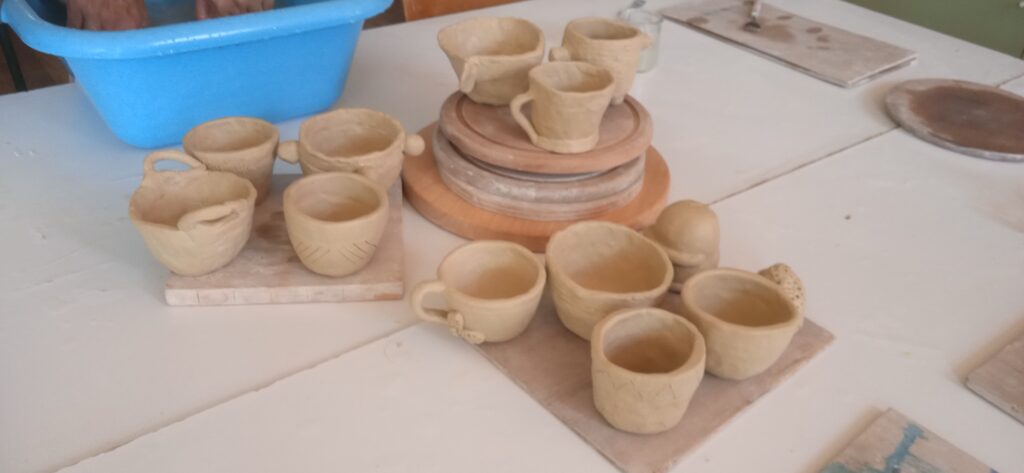 Modelage, Michèle Minière, Association Artenciel, Saint-Etienne-Chigny